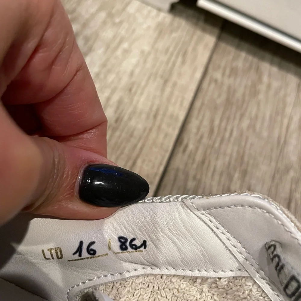 Golden Goose White Gray Tan Mesh Superstar Sneakers